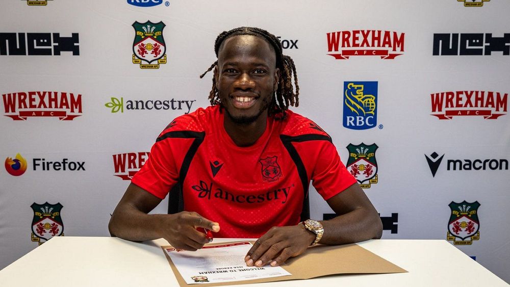 Wrexham complete permanent signing of Man City fullback Issa Kabore