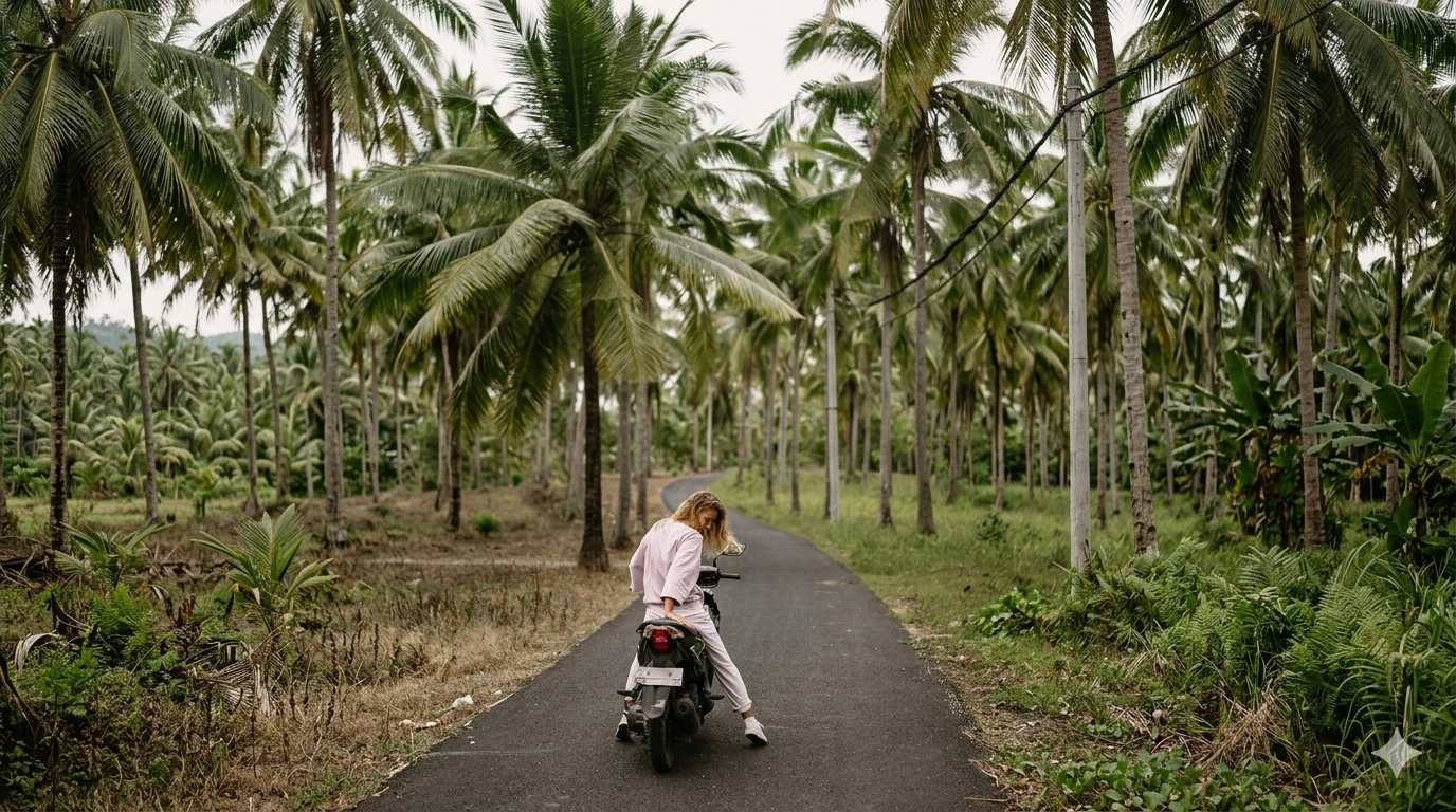 Exploring the Island by Motorbike