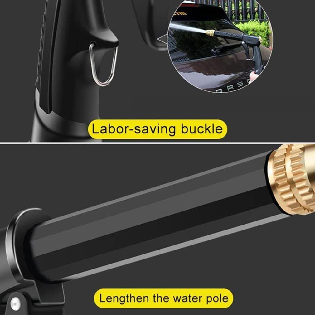 Car Wash Water Spray Gun with Trigger Handle and Rotating Spray Head, Metal Connector Hose Sprayer with Extended Barrel image 2