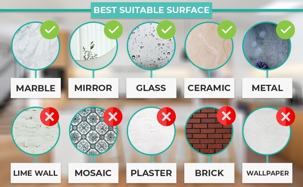 Wall Mounted Soap Holder | No Drill Self Adhesive Soap Dish | Strong Suction Bathroom Organizer | Kitchen Sponge Holder with Drain Tray | Plastic Soap Case (White & Grey) image 7