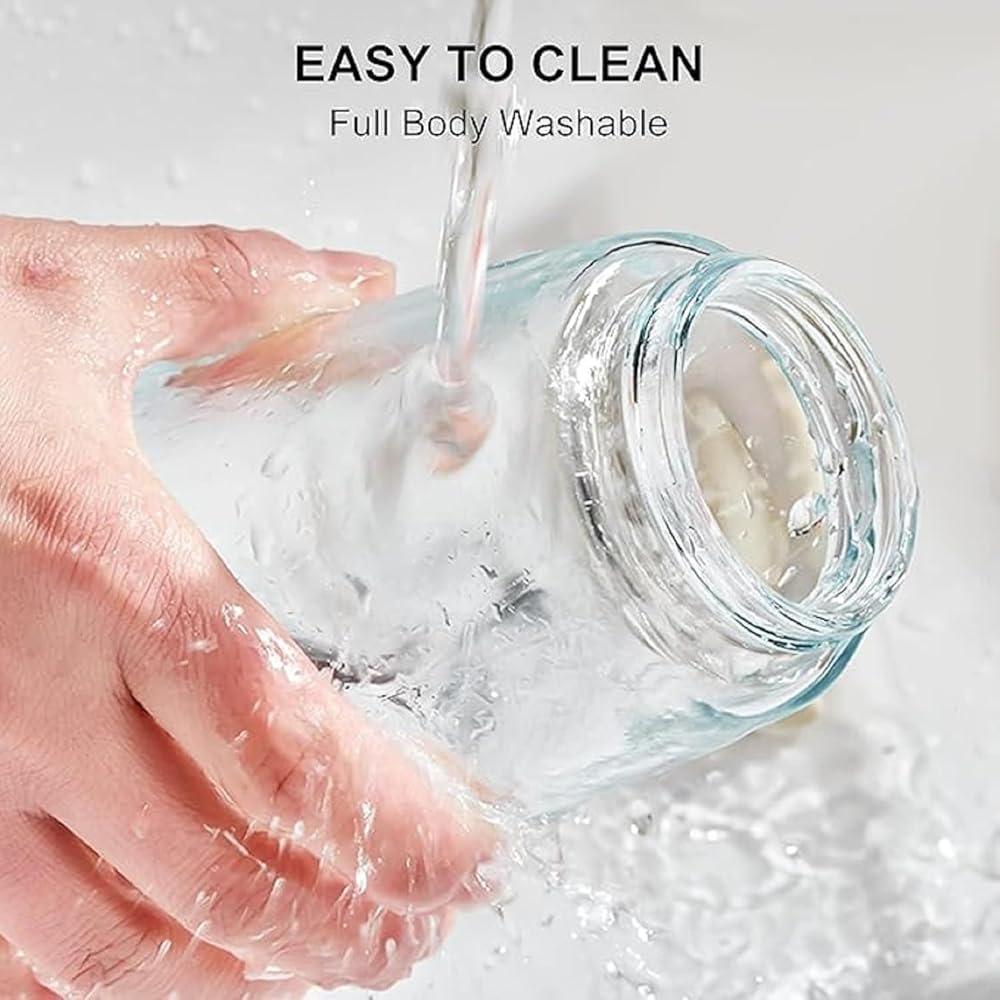 500ml Oil Dispenser Bottle with Spray and Pour Function, Transparent Container with Handle and Press Button Lid for Cooking Oil Vinegar Soy Sauce image 7