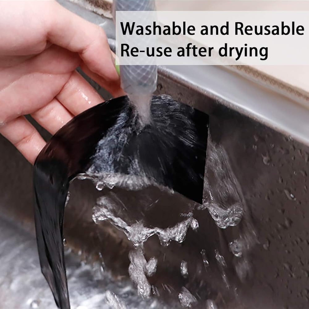 Car Door Sill Protector Tape 5 Meter Long x 2 Inch Wide (5 cm), Carbon Fibre Texture Anti-Scratch Protection Film, Vehicle Door Edge Guard Strip for Scratch & Scuff Protection image 5
