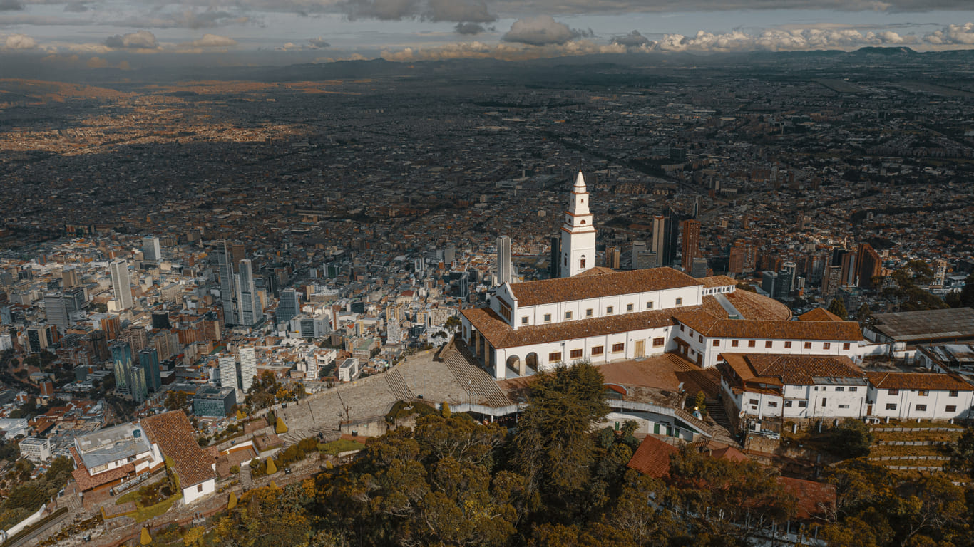 Vista panorámica de Monserrate
