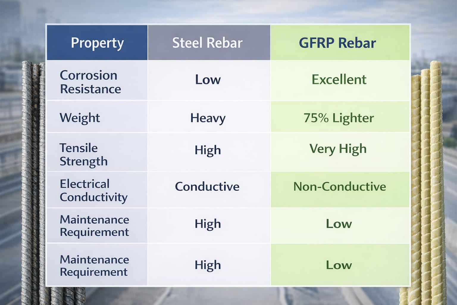 High-Strength Reinforcement Bars