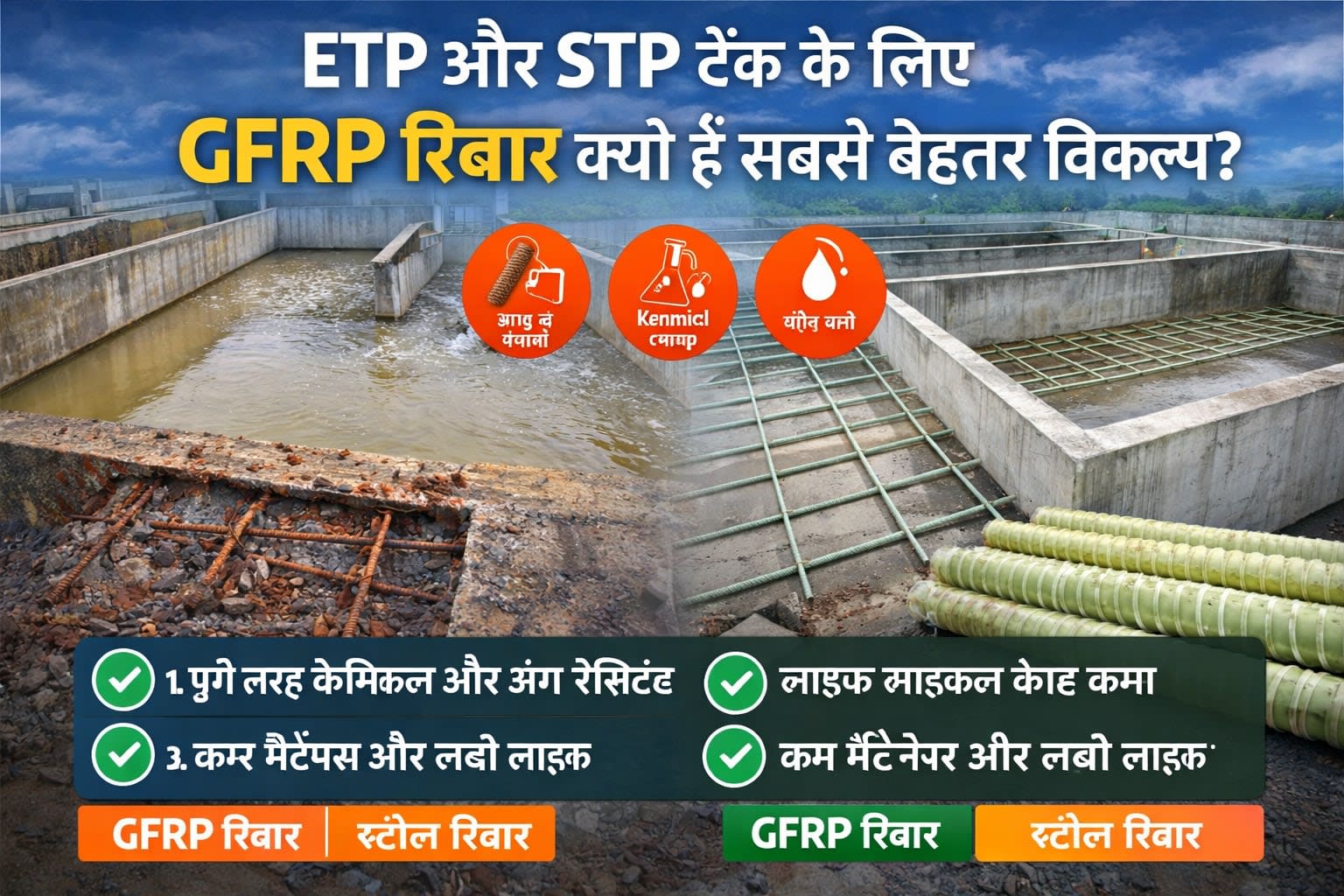 GFRP rebars