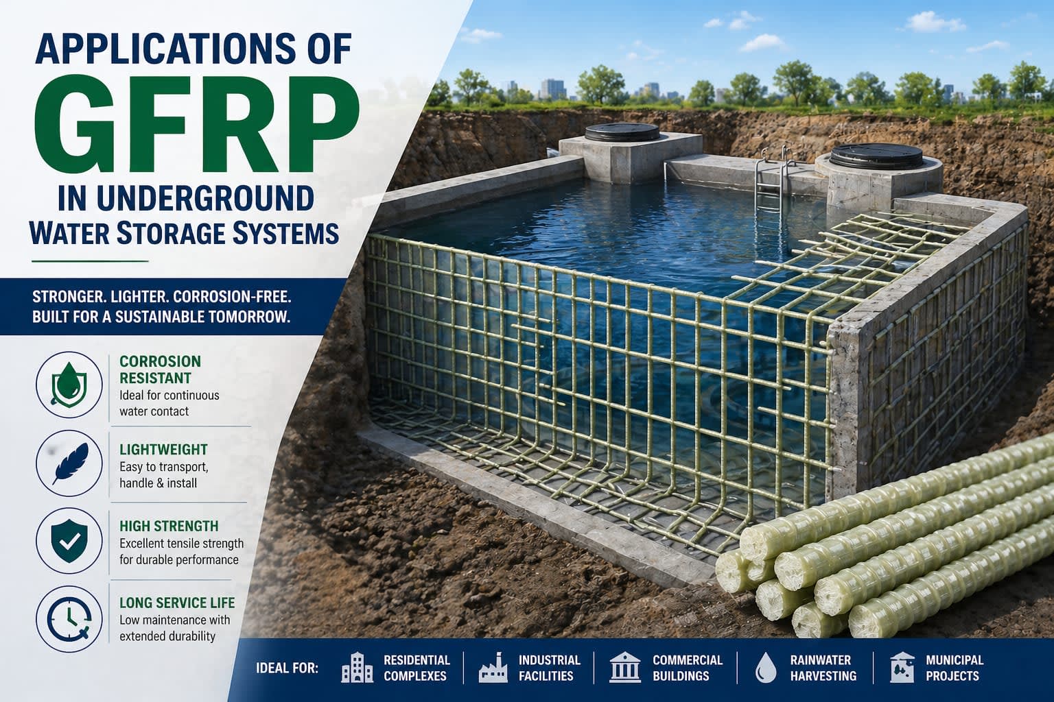 GFRP rebars manufacturer