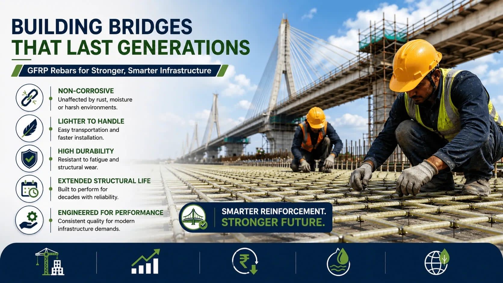 building bridges that last generation with gfrp rebars 