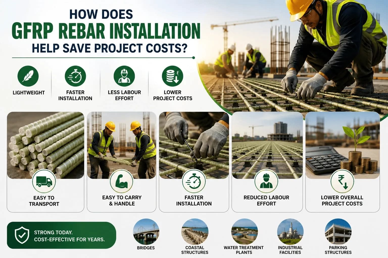 gfrp rebar installation