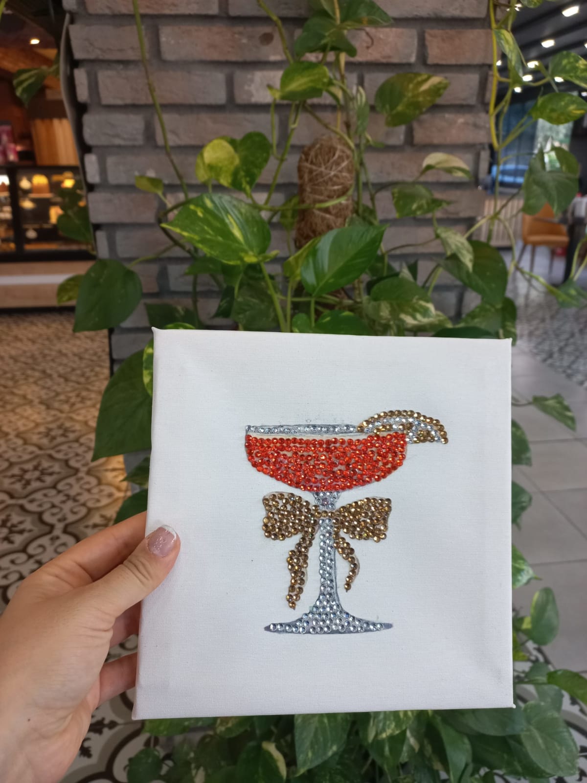 Işıl Işıl Taşlı Tuval Workshop - Görsel 2