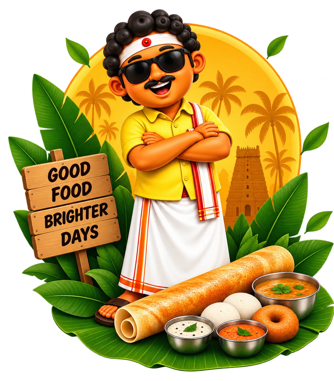 AIYO mascot chef with arms crossed