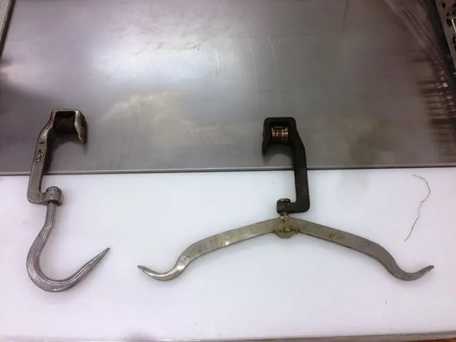 Meat hooks and hangers