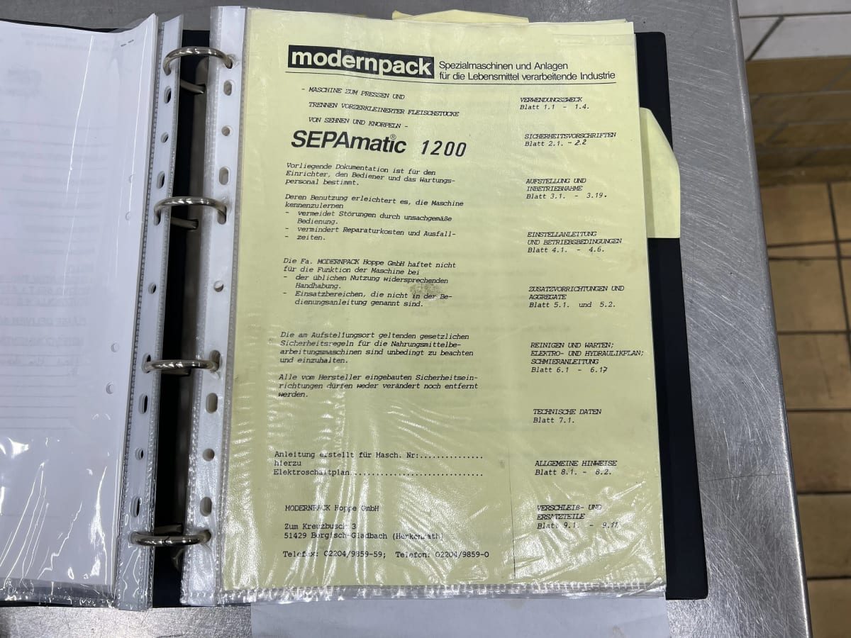 SEPAMATIC SEPA 1200