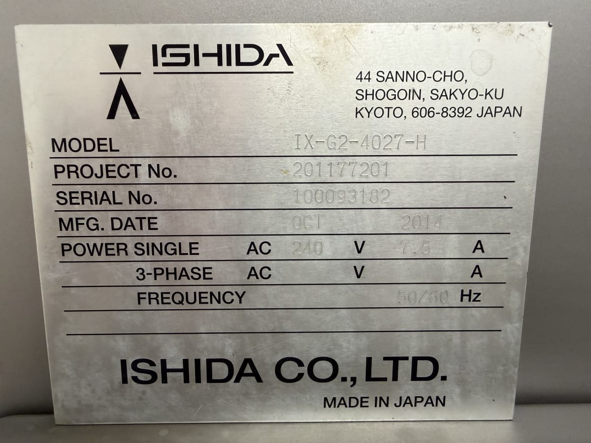 ISHIDA IX-G2-4027-H