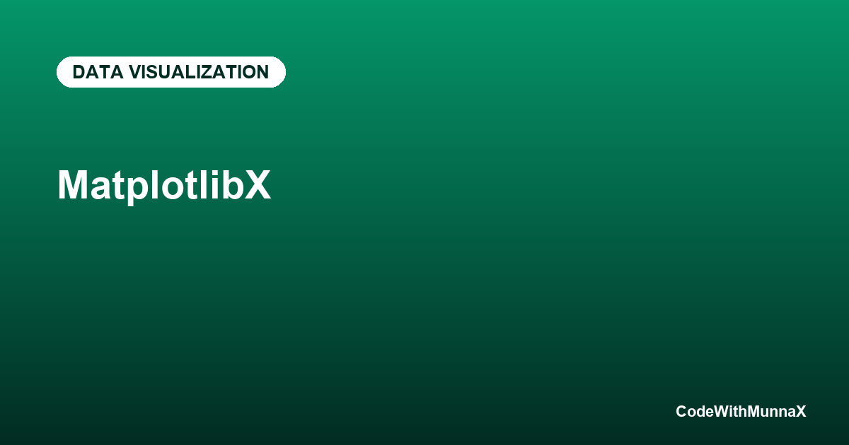 MatplotlibX
