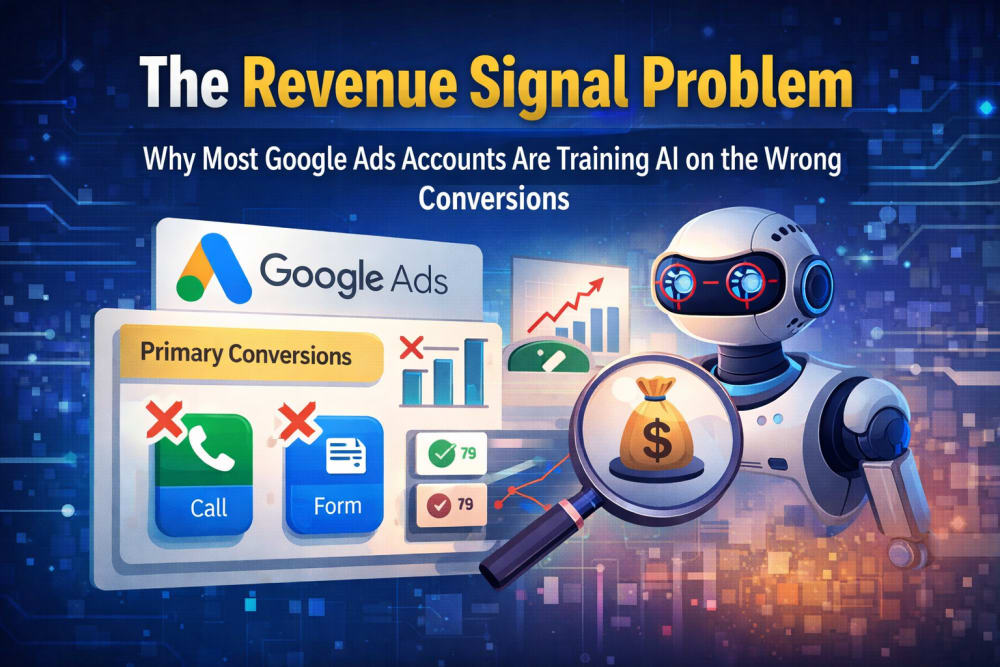 The Revenue Signal Problem: Why Most Google Ads Accounts Are Training AI on the Wrong Conversions
