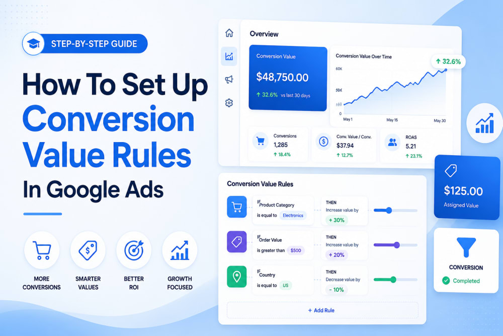 How To Set Up Conversion Value Rules In Google Ads