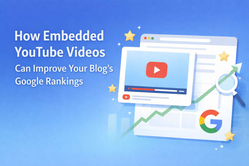 How Embedded YouTube Videos Can Improve Your Blog’s Google Rankings
