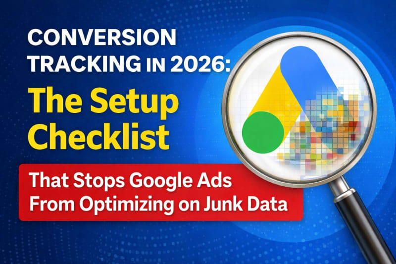 Google Ads Conversion Tracking Checklist 2026: How to Stop Bad Data from Ruining Smart Bidding