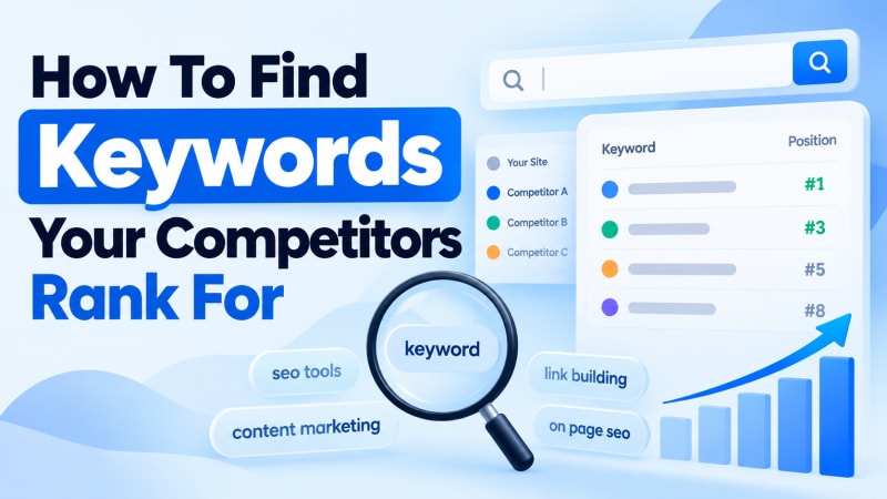 How To Find Keywords Your Competitors Rank For