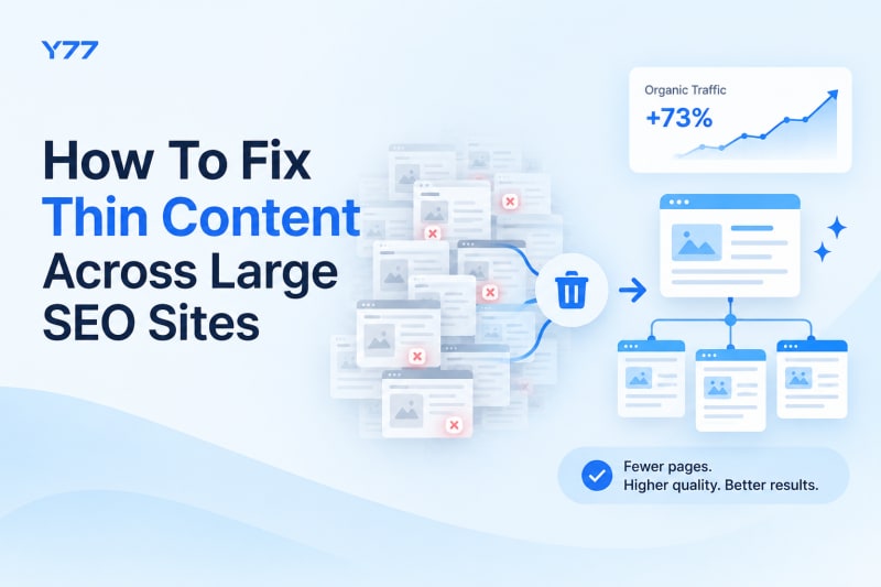 How To Fix Thin Content Across Large SEO Sites