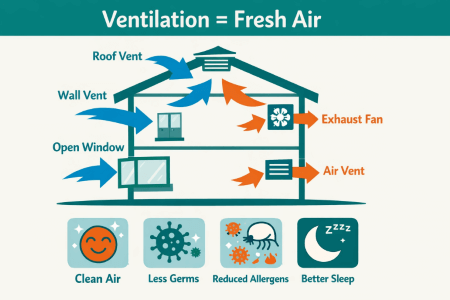 Illustration of Part F ventilation concepts