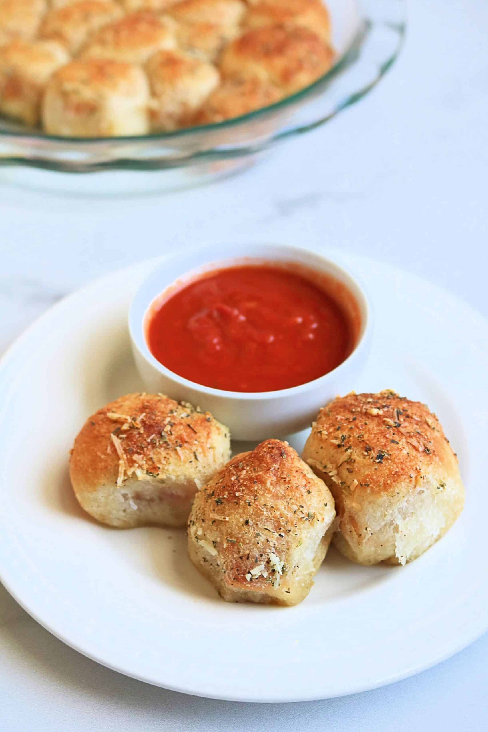 Pepperoni & cheese stuffed bites