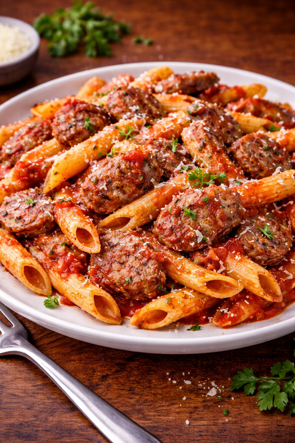 Italian Sausage Marinara Penne