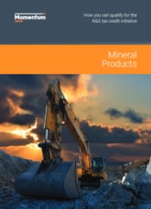 How Your Mineral Products Business Can Qualify for the R&D Tax Credit Initiative