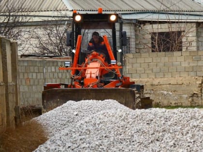 Подсыпка и грейдирование в МКР Пальмира