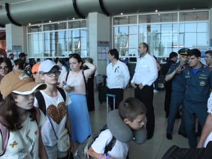 200 детей из Белгородской области,  отдыхавшие в Дагестане, поехали домой