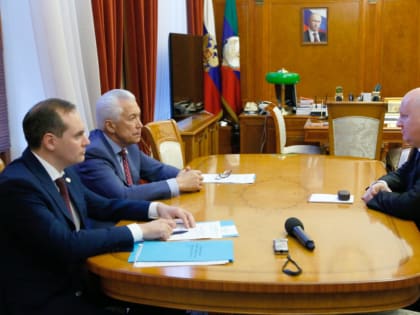 Владимир Васильев и Сергей Чеботарёв обсудили вопросы развития Дагестана