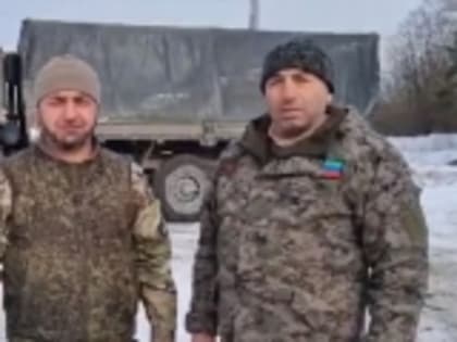 Магомедрасул Сулейманов из Гумбета в 15-й раз посетил зону СВО с гуманитарной миссией