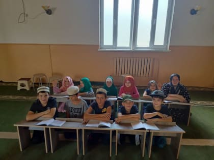 В сельских мечетях проходят  занятия по изучению арабского языка