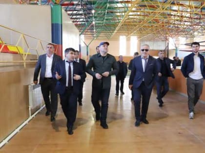 Министр спорта РД Сажид Сажидов приехал в Табасаранский район
