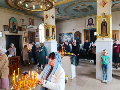 Православные Тарумовского района отметили  Вербное воскресенье.