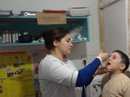 В Сулейман-Стальском районе прошла Неделя иммунизации детей от полиомиелита