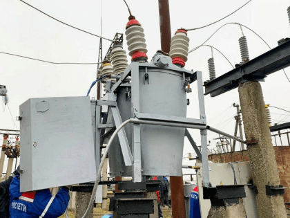 В селе Новокули установили новый трансформатор
