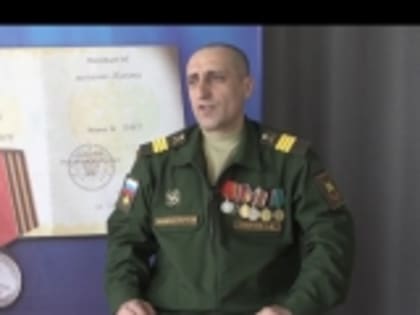 Кавалер медали Жукова Абуталиб Гасанов из села Верхний Арадерих стал героем передачи «Служа Родине»