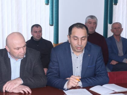 Совещание главы администрации Хивского района с главами сельских поселений