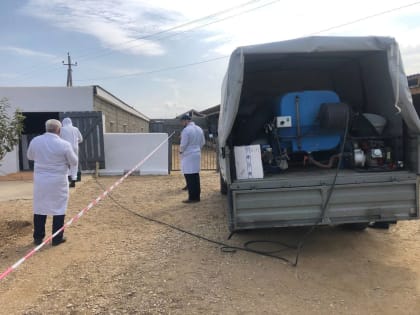 В Дагестане прошли командно-штабные учения по ликвидации условного очага бешенства животных