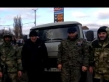 Мехельтинец Магомед Магомедов навестил сына в зоне СВО