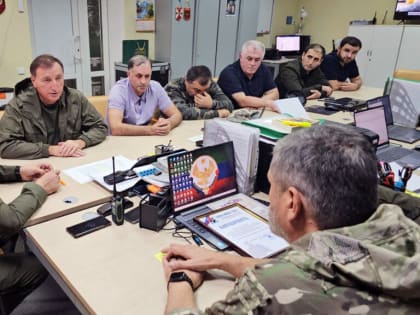 Передача техники бойцам батальона «Каспий»