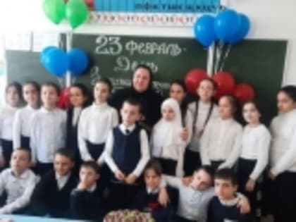 В школах Новолакского района прошли разговоры о важном, посвященные празднованию Дня защитника Отечества