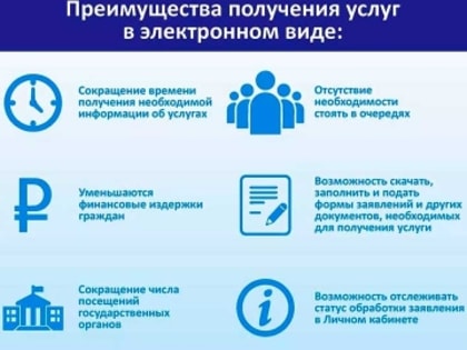 Получить социально значимые услуги граждане могут в электронном виде