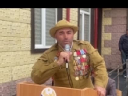 Магомедрасул Сулейманов выступил в рамках автопробега, приуроченного ко Дню Победы
