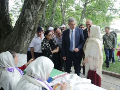 Владимир Иванов посетил "Аул мастеров" в рамках празднования 90-летия Хунзахского района
