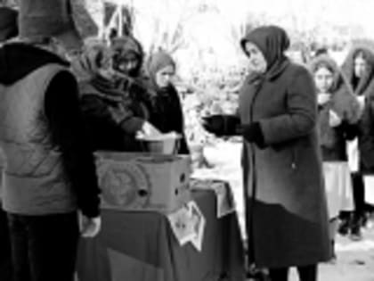 Представители управления культуры и Мехельтинской СОШ Гумбета провели акцию «Блокадный хлеб»