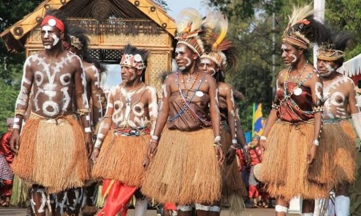 Pakaian Daerah Merauke Suku Marind/Foto: Gramedia