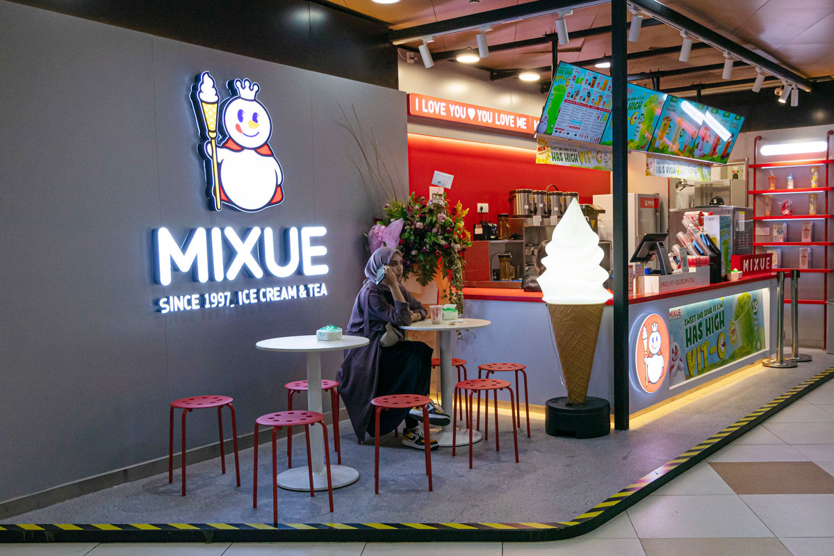 Rekomendasi cara memesan Mixue makan di tempat dan berlaku di semua outlet. (MRT Jakarta)