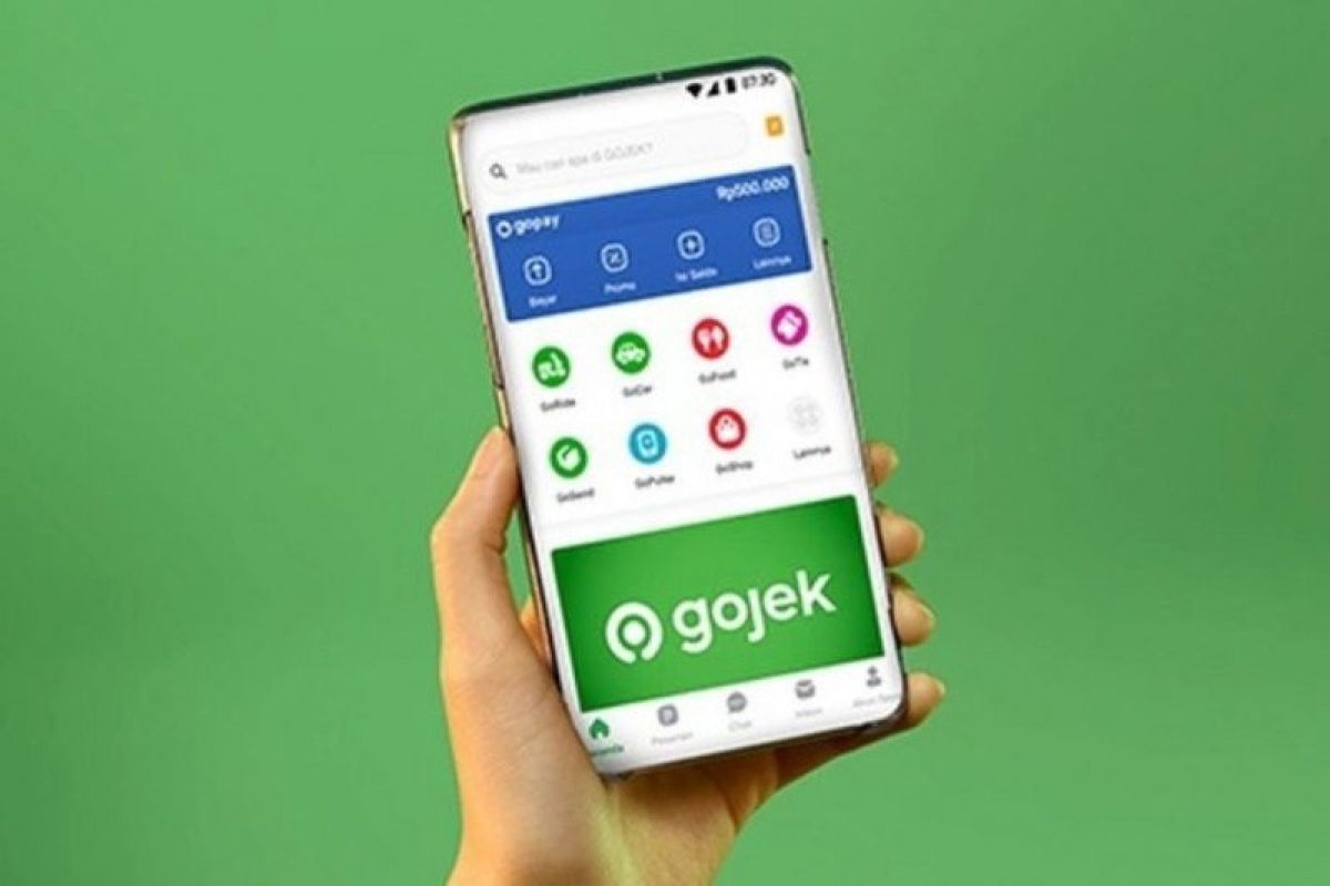 Tampilan Aplikasi Gojek/Foto: Freepik